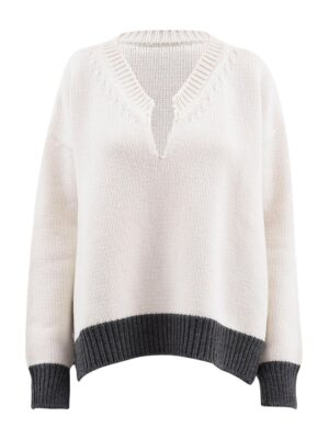 MARNI  Oversized Split-Neck Wool Sweater  $890