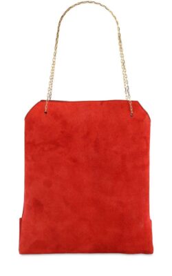 THE ROW  small suede lunch bag