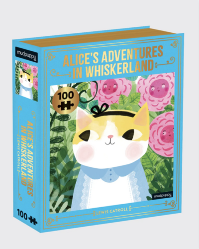 CHRONICLE BOOKS  Alice's Adventures in Whiskerland Puzzle  $15