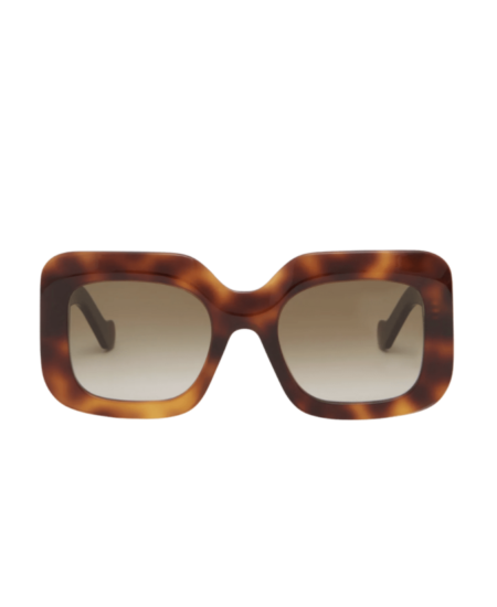 LOEWE  brown anagram square tortoiseshell-ecetate sunglasses  $330