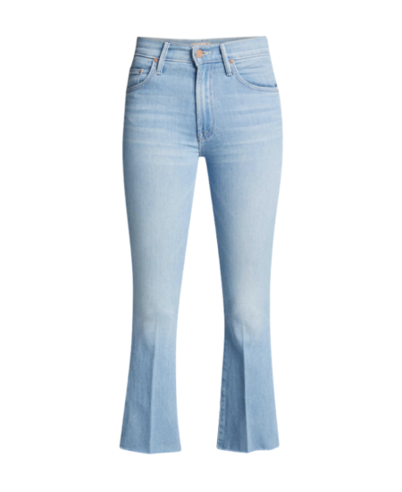 MOTHER  The Insider Crop Step Fray Jeans  $218