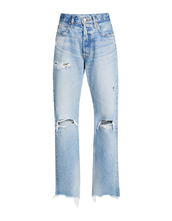 MOUSSY VINTAGE Odessa Wide Straight-Leg Jeans