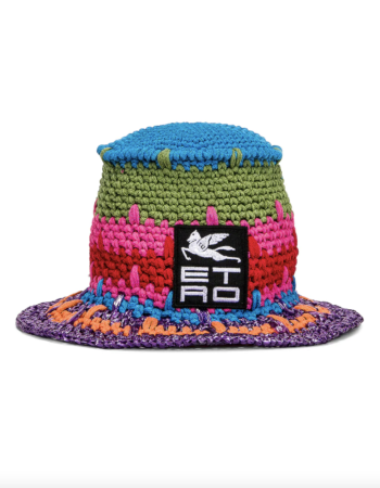 ETRO Crochet Logo Hat