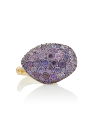VRAM  Colony 18K Gold, Sterling Silver and Sapphire Ring  $15,000