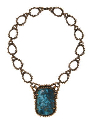 Lisa Eisner Spore Link Turquoise Medallion $14,800