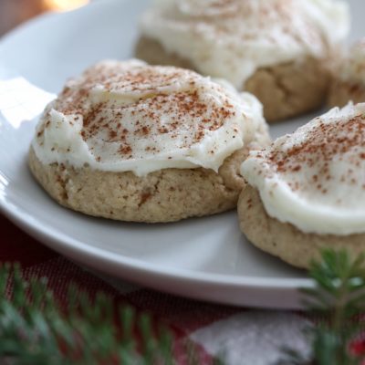 frosted-egg nog- cookies