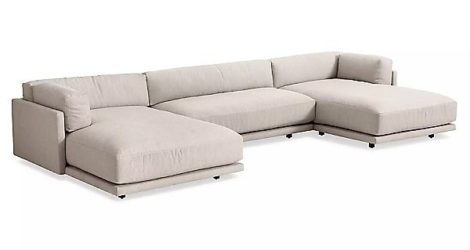 BLU DOT  sunday u-shaped sectional sofa