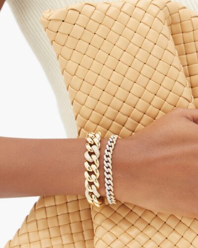 SHAY  Diamond & 18kt gold jumbo-link chain bracelet  $21,278