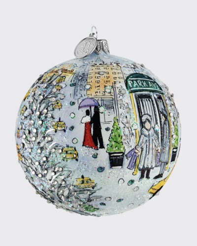 MICHAEL STORRINGS  Park Avenue Winter Christmas Ornament  $165