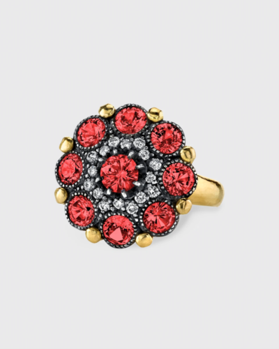 ARMAN SARKISYAN  Ruby Cupcake Ring with Diamonds, Size 6  $7,500