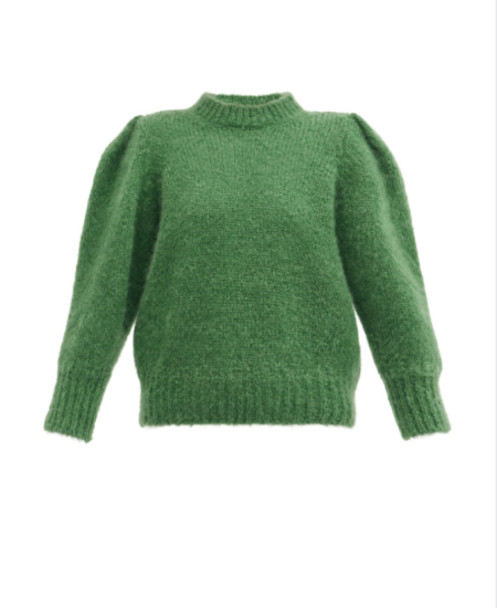 ISABEL MARANT  emma puff-sleeve sweater  $765