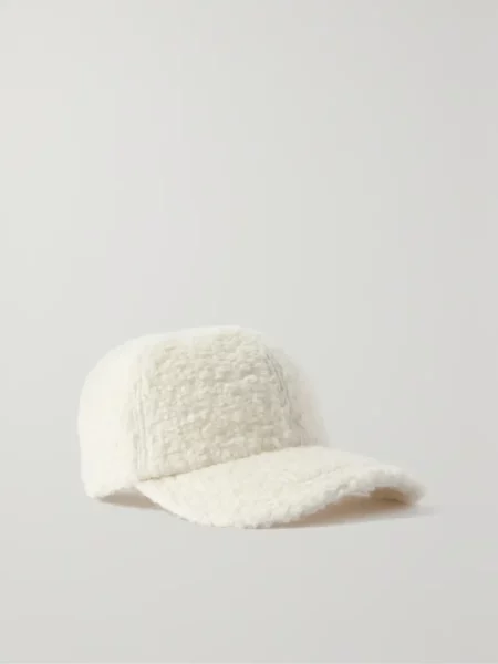 GABRIELA HEARST cashmere, alpaca, wool and silk-blend bouclé baseball hat